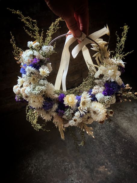 wreath dried flowers